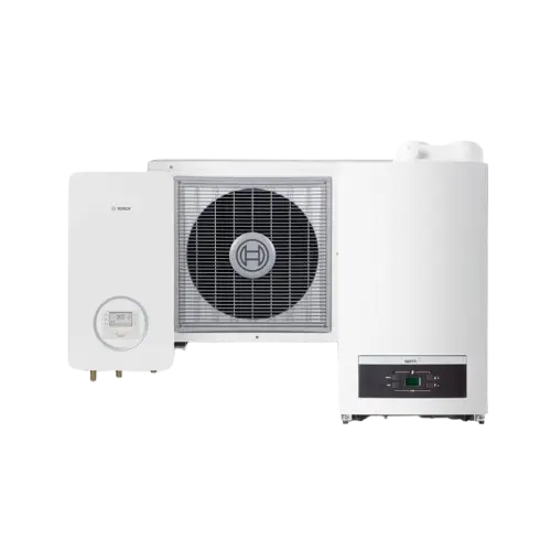 Nefit Bosch Compress 3400i warmtepomp 4kW en CV Dump staan voor duurzaamheid